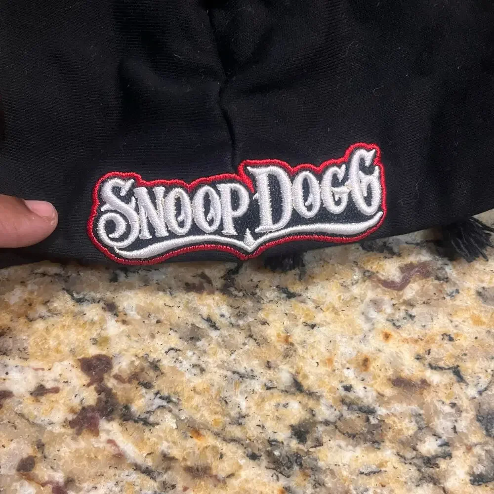 Snoop Dogg Dog Hoodie Large With Gold Chain Hip Hop Bling‎ Pet Sweater Rare